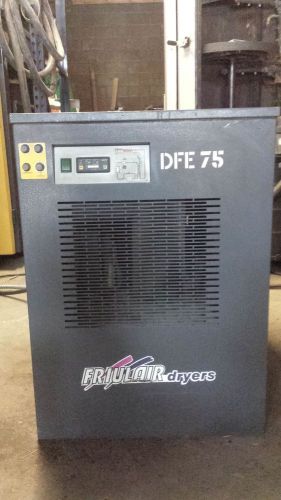 Friulair DFE 75 250CFM Refrigerated Air Dryer NC250 Belair 230V 1Ph Italy 50HP