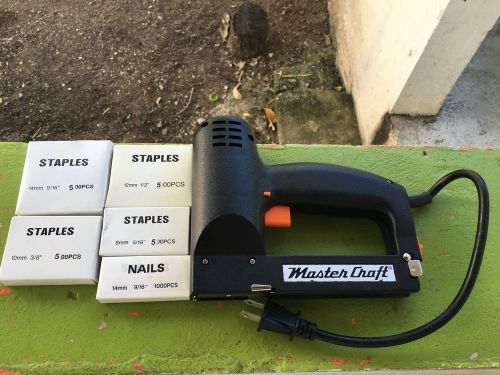 MASTER CRAFT STAPLER AC 2-IN-1 / NAILR &amp; KIT OF STAPLES &amp; NAILS BRAND NEW IN BOX