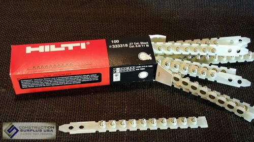 Hilti 333318 6.8/11 m .27 cal short  box of 100 powder actuated fasteners for sale
