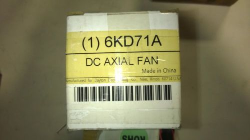 Dayton 6KD71A DC Axial Fan