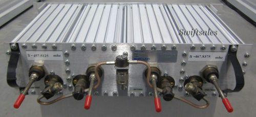 Sinclair Technologies Q3220E 4-Cavity Rack Mount UHF Duplexer #1 Tested &amp; Clean