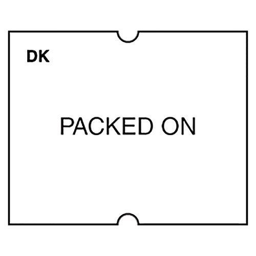 DayMark IT114659 DuraMark Date Coder Permanent Label, &#034;Packed On&#034;, For DM4 20 of