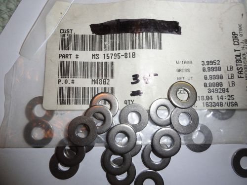1/4&#034; MS15795-810 Stainless Washers