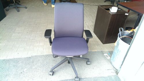Black Office Chair by Steelcase Model: 465A000 Ergonomic Knit or Mesh Adjustable