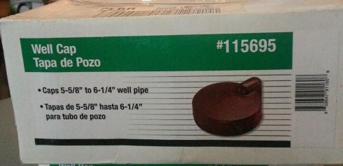 Lowes well cap for 5-5/8&#034; to 6-1/4&#034; well pipe