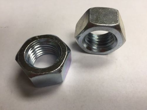 5/8-11 nc grade 2 finished hex nuts steel zinc plated 25 pound box full for sale