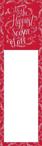 It&#039;s The Happiest Season Of All Winter Christmas Holiday Magnetic List Notepad