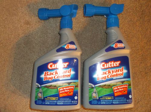 2 CUTTER BACKYARD BUG CONTROL SPRAY CONCENTRATE FOR ANTS, FLEAS &amp; MORE.
