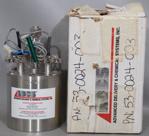 New mrc/materials research/tel pn: 53-0024-003 1.3l ampule, fluoropolymer line for sale