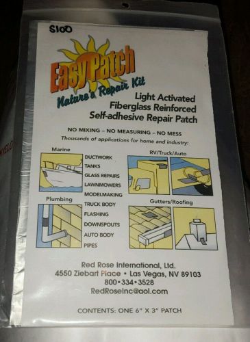 Easy Patch Light Activated Fiberglass Reinforced Self - Adhesive Repair Patch