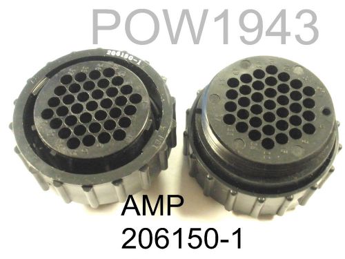 ( 4 PC. ) AMP 206150-1  CPC CIRCULAR PLASTIC CONNECTOR, SHELL ONLY 37 POS.