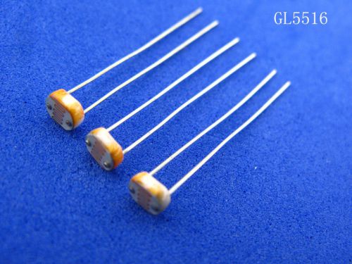 200pcs  Photoresistor GL5516 LDR Photo Resistors Light-Dependent