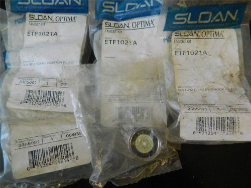 lot of 5 SLOAN ETF-1021-A, Female Aerator Repair Kit, Faucets
