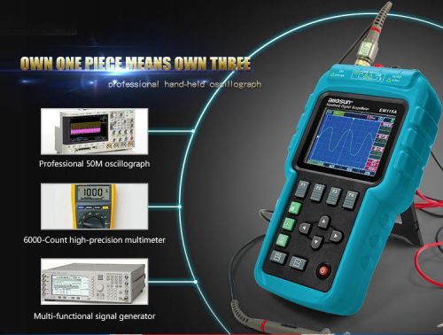 Handheld digital scopemeter oscilloscope multimeter signal generator lcd allsun for sale