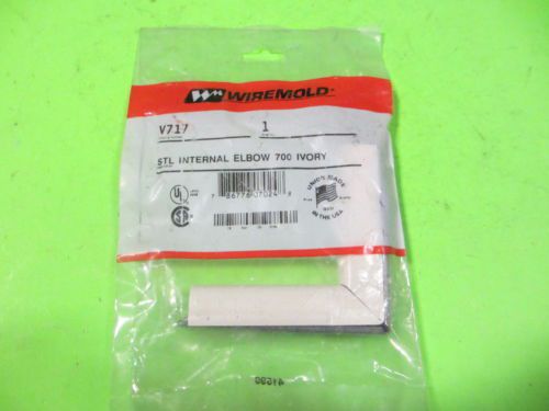 Wiremold #v717 stl internal elbow 700 ivory lot of 10 fast free shipping for sale