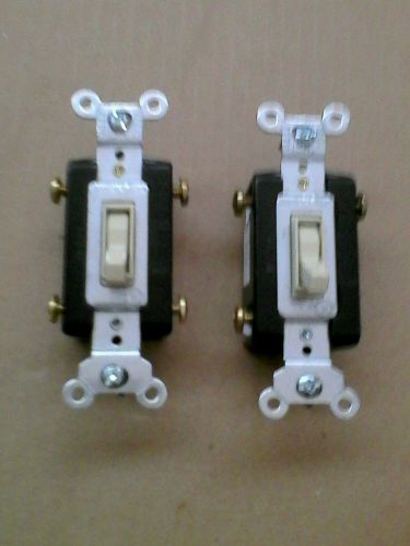 2 Toggle Switches,  4-Way, Pass &amp; Seymour, 664-IGCC12,