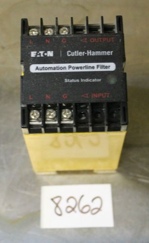 EATON CUTLER HAMMER AUTOMATION POWERLINE FILTER APF120N03 (8262)
