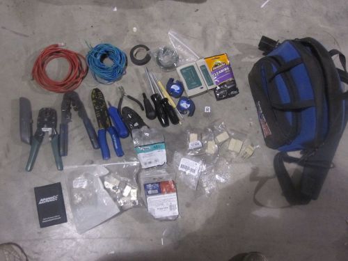 SeLanscape Fiber Cabling / Electrical Tools W/ Corning Cable Systems Pouch