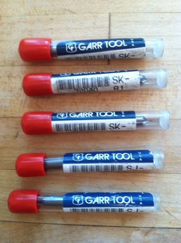 Garr Tool Usa Tool Lot, (3) 72080 Sk-81 &amp; (2) 72070 SJ-81 Spot Drills New