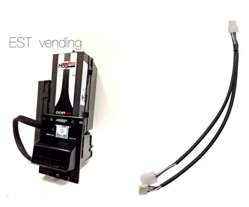 Coinco MAG52 BX 24 Volts Validator Acceptor Soda Vending + Harness