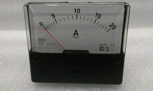 ST-670 SEW PANEL METER 2,5&#034; 0-20AAC IN:0-5AAC