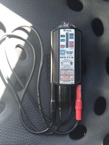 Square D Wiggy 6610 VT-1 50/60Hz Voltage Tester AC-DC In Very Good Shape