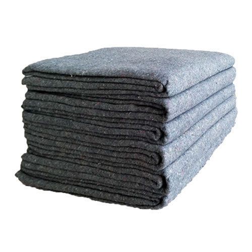 6 textile moving blankets 54x72&#034; excellent professional quality 1.66lbs each for sale