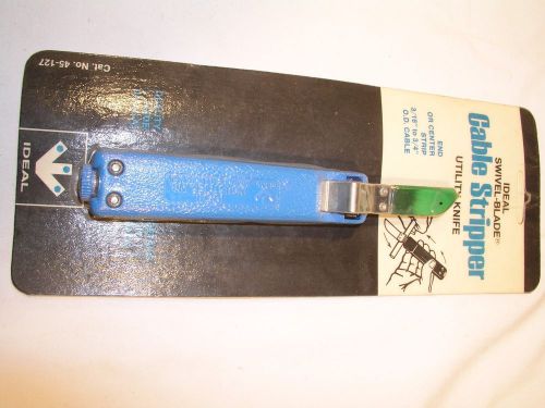 Ideal Industries Swivel-Blade Cable Stripper for 1/4&#034; to 3/4&#034; O.D. Cable