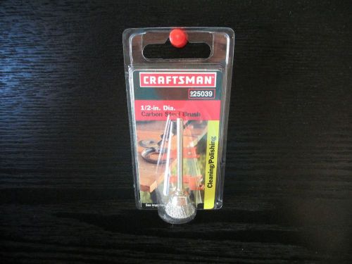 Craftsman Carbon Steel 1/2 in Dia Wire Brush Cleaning/Polishing