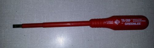 Greenlee 7/32 x 4  insulated screw driver new old stock