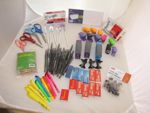 Office supply 100+ staplers,staples,staple removers, ruber bands, masking tape for sale
