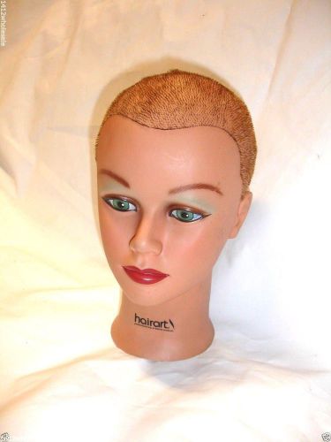 Cosmetology Hairart Branded Mannequin Head 10&#034; tall Art Hobby Craft USA seller