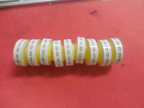 3M SCOTCH CODE WIRE MARKER TAPE SDR 0, QTY 10