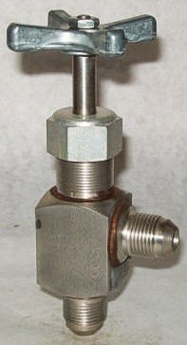 Deltrol 1/2&#034; 10000 psi ss angle needle valve s405ss1 for sale