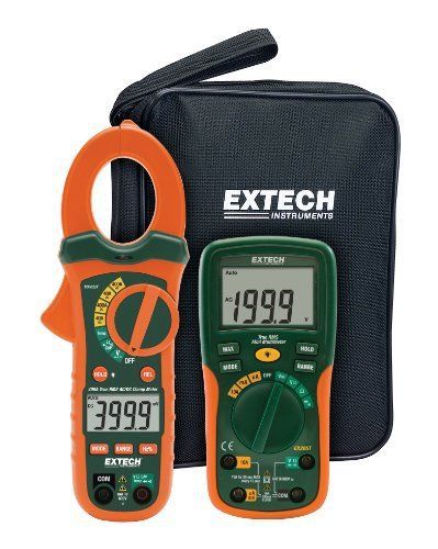 Extech ETK35 Electrical Test Kit with True RMS AC/DC Clamp Meter