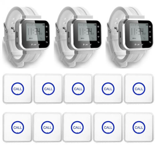 Waiter Service Calling System Watch Pager Service System Wireless Transmitter