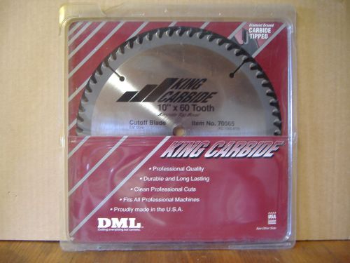Saw blade dml 10&#034; 60t new  (410) for sale