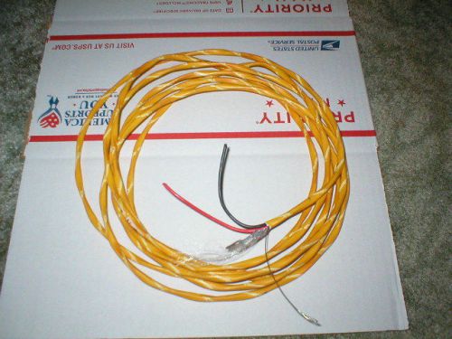 13&#039; - 16/2 Copper stranded Security &amp; Alarm wire, with shield, with rip cord