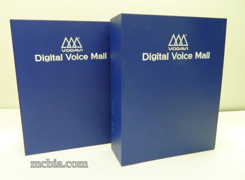 Lot of 2 Vodavi Vertical TalkPath Digital Voice Mail DHD-06 &amp; DHD-04 UNTESTED