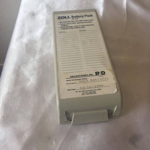 Genuine OEM Zoll Medical Battery PD 4410 NiCD M-Series E-Series pd4410