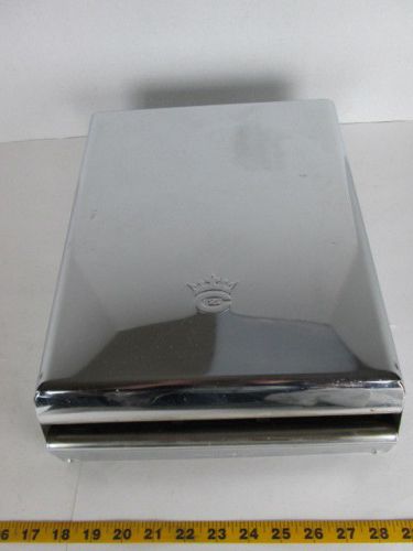 Crown Zellerbach Paper Towel Dispenser Holder Chrome Industrial Refillable S