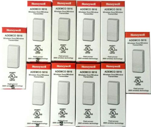10 Pcs ADEMCO Honeywell 5816 WMWH Wireless Door/Window Transmitters Brand New