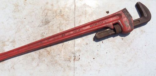 Ridgid heavy duty 48&#034; pipe wrench for sale
