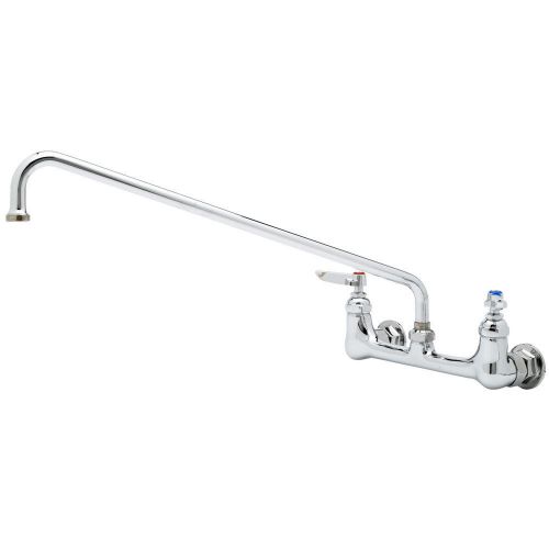 T&amp;S B-0230 Wall Mounted Pantry Faucet with 8&#034; Adjustable Centers, 18&#034; Swing Nozz