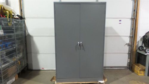 Tennsco j2478sumgy 78x48x24 in 400 lb cap 2 door storage cabinet for sale