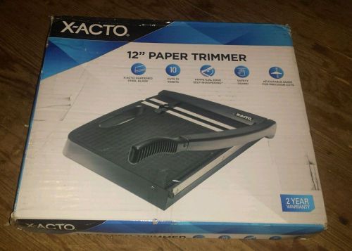 X-Acto 12&#034; Paper Trimmer, Black, 10 Sheet Capacity