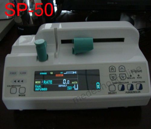 Injection syringe pump audible and visual alarm kvo several languages for sale