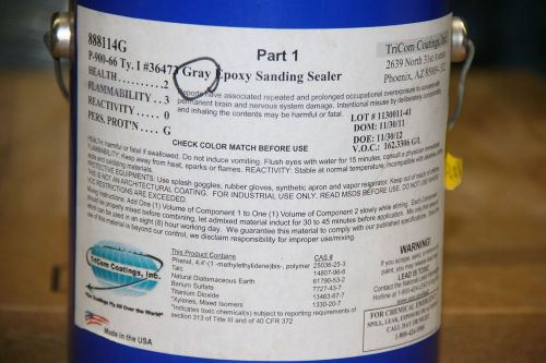 Tricom epoxy sanding sealer 888114g (gray 36473) 1 gal for sale