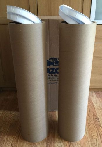 8&#034;x30&#034; Yazoo Extra Heavy Duty Kraft Mailing Shipping Tubes  - 2 tubes