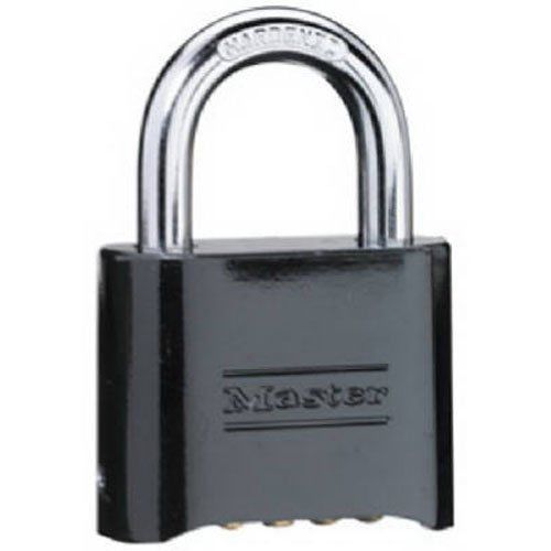 Master lock 178d set-your-own combination padlock, die-cast, black for sale